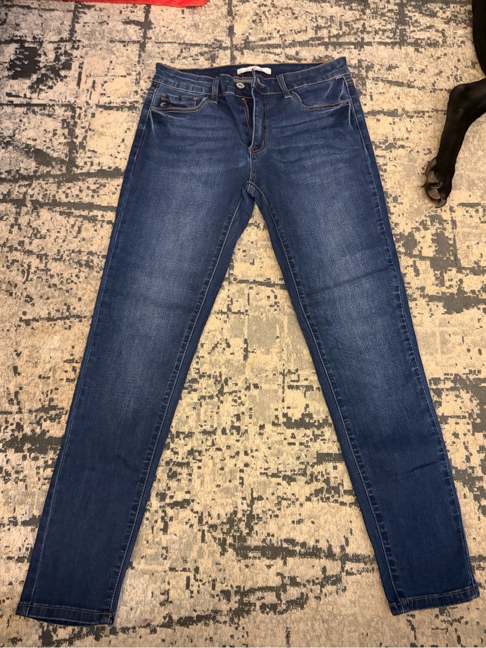 KanCan Classic Women's Dark Blue Skinny Jeans (#3)